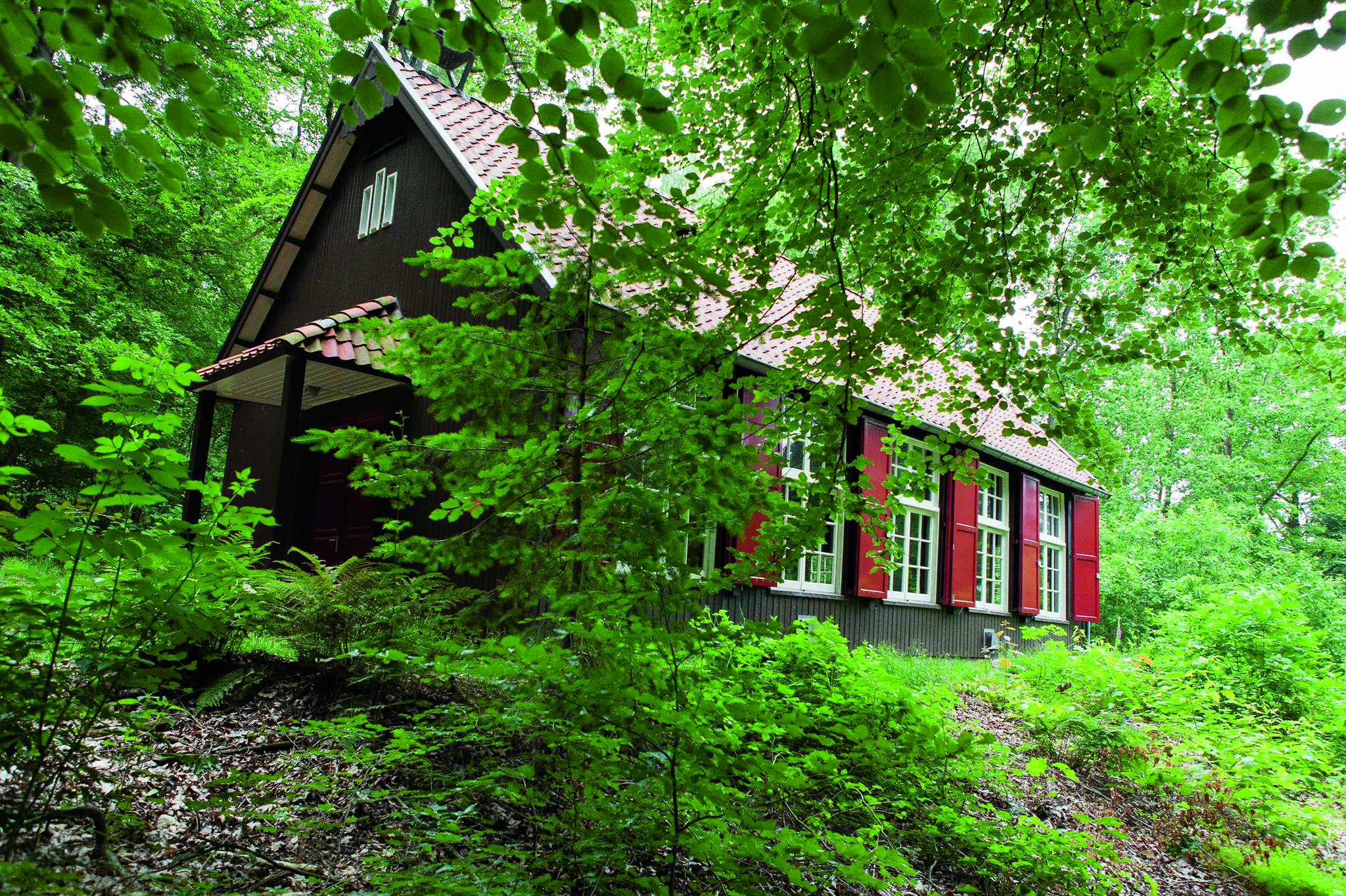 Lezingenzaaltje van de Woodbrookers Barchem.